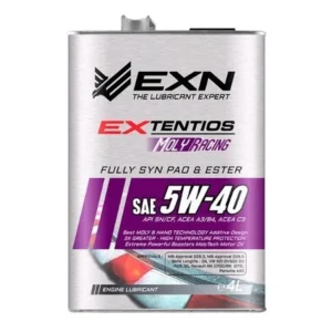 Fully-Synthetic PAO Extentios SAE 5W40 – Molyracing Engine Oil 4 Litre Performance