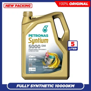 PETRONAS SYNTIUM 5000 DM 5W30 C2 C3 Fully Synthetic Engine Oil (5L) LL04 MB229.52 VW505.01 10000KM