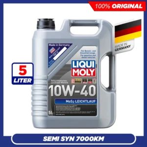 LIQUI MOLY MOS2 Leichtlauf 10W40 Semi Synthetic Engine Oil (5L)