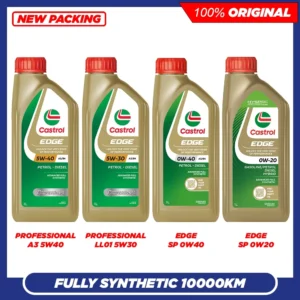 CASTROL EDGE PROFESSIONAL 5W40 SP A3B4 / LL01 5W30 / 0W20 0W40 SP Fully Synthetic Engine Oil (1L)