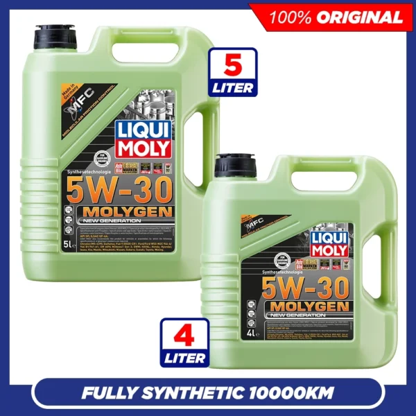 LIQUI MOLY MOLYGEN 5W30 Fully Synthetic Engine Oil (5L/4L) New Generation