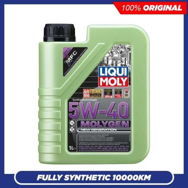 LIQUI MOLY MOLYGEN 5W40 Fully Synthetic Engine Oil (1L) NEW GENERATION
